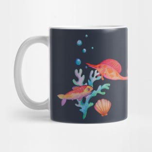 Illustrated Fish Fiesta Mug